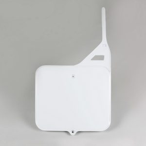 Plaque numéro frontale UFO blanc TM