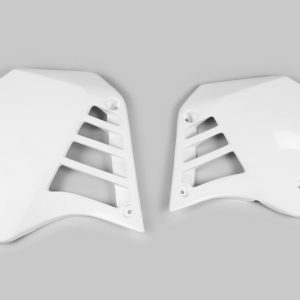Ouïes de radiateur UFO blanc Yamaha YZ125