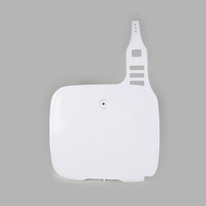 Plaque numéro frontale UFO blanc Yamaha