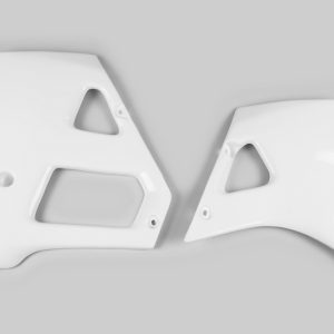 Ouïes de radiateur UFO blanc Yamaha