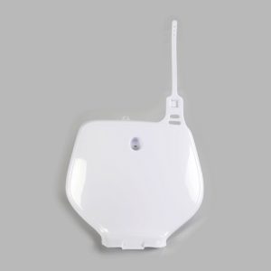 Plaque numéro frontale UFO blanc Yamaha