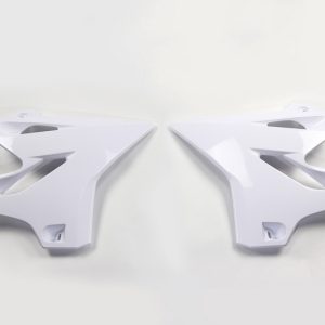 Ouïes de radiateur UFO blanc Yamaha YZ125/250