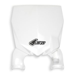 Plaque numéro frontale UFO Stadium blanc Yamaha YZ-F/YZ