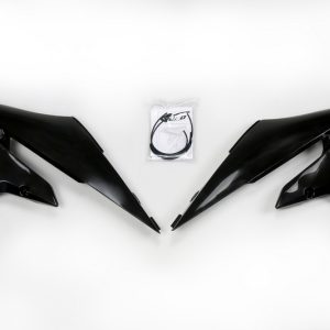 Ouïes de radiateur UFO noir Yamaha YZF450F