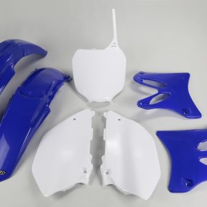 Kit plastique UFO couleur origine bleu/blanc Yamaha YZ125/144/250