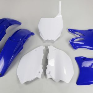 Kit plastique UFO couleur origine bleu/blanc Yamaha YZ125/144/250