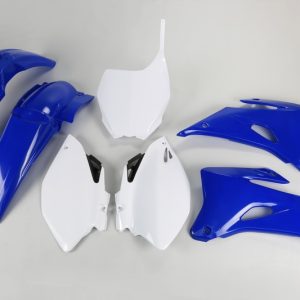 Kit plastique UFO couleur origine bleu/blanc Yamaha YZ250F/450F