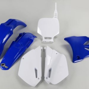 Kit plastique UFO couleur origine bleu/blanc Yamaha YZ85