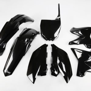 Kit plastique UFO réplica 4T restylé noir Yamaha YZ125/250