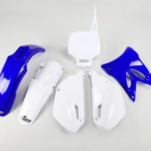 Kit plastique UFO couleur origine bleu/blanc Yamaha YZ85