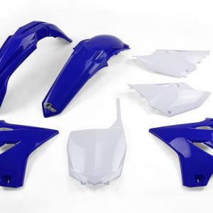 Kit plastique UFO couleur origine bleu/blanc Yamaha YZ125/250