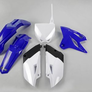 Kit plastique UFO couleur origine bleu/blanc Yamaha YZ85