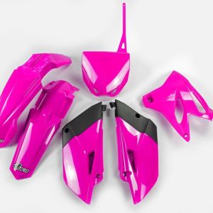 Kit plastique UFO rose fluo Yamaha YZ85