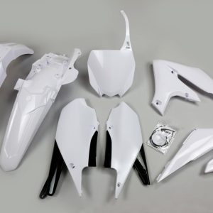 Kit plastique UFO blanc Yamaha YZ450F