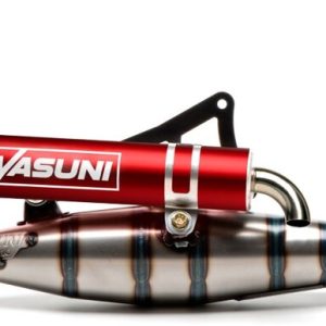 Pot d’échappement YASUNI Carrera 16/07 Carbone – Kevlar Minarelli 70cc Homologué