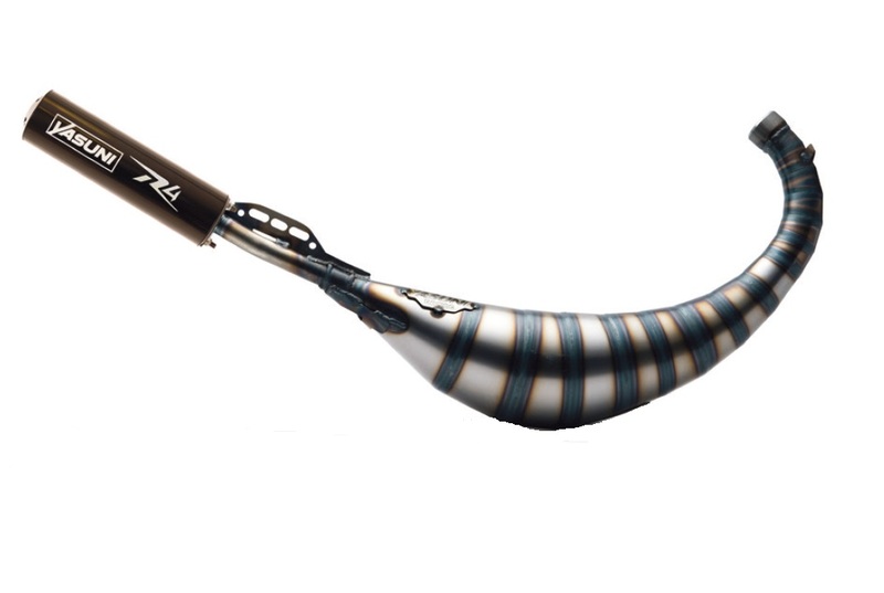 Pot d'échappement YASUNI Carrera 16/07 Carbone - Kevlar Minarelli 70cc Homologué