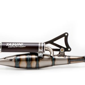 Pot d’échappement YASUNI Carrera 16/07 Carbone – Kevlar Minarelli 70cc Homologué