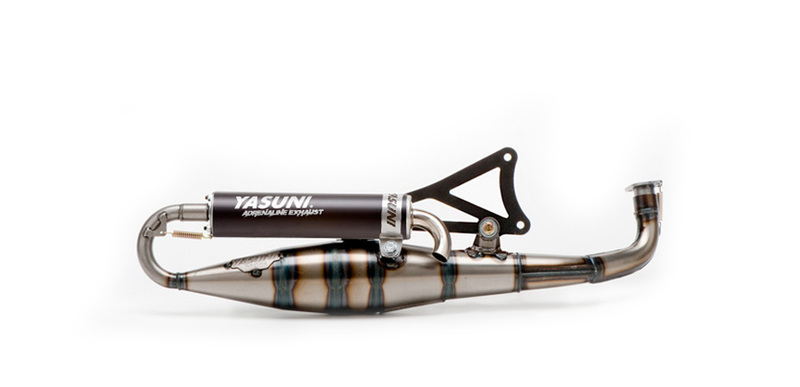 Pot d'échappement YASUNI Carrera 16/07 Carbone - Kevlar Minarelli 70cc Homologué