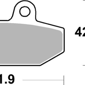 Plaquettes de frein BREMBO métal fritté – 07HD23SP