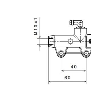 Maître-cylindre de frein arrière BREMBO Ø11mm naturel