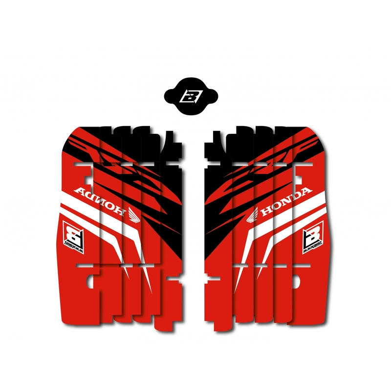 Kit déco de cache radiateur BLACKBIRD Dream Graphic 4 Honda CRF250