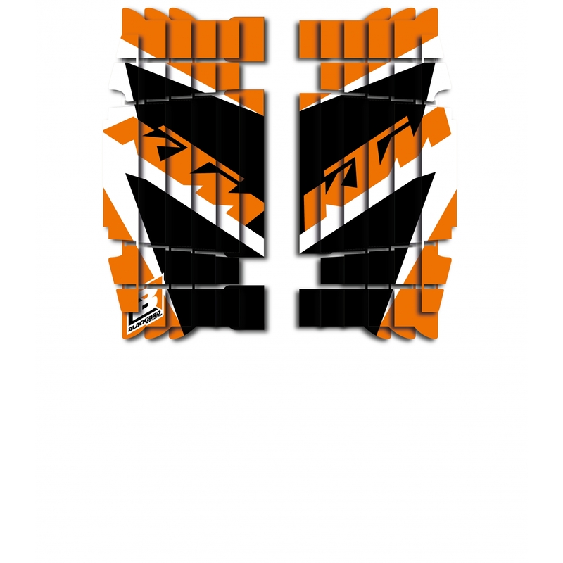 Kit déco de cache radiateur BLACKBIRD Dream Graphic 4 KTM