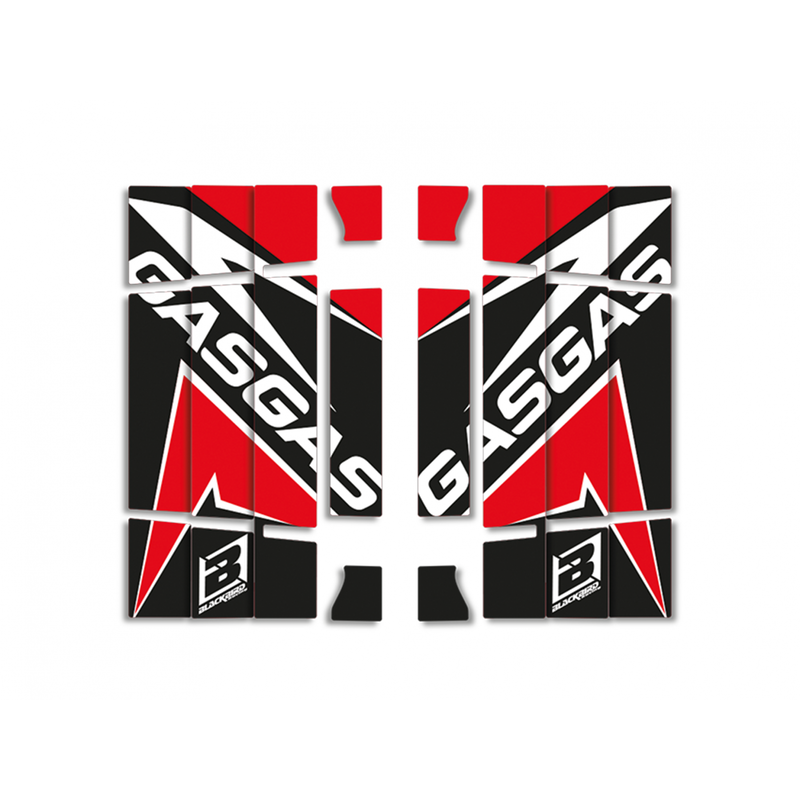 Kit déco de cache radiateur BLACKBIRD Dream Graphic 4 Gas Gas