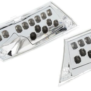 Clignotants arrière V PARTS Type origine LED chrome Piaggio Zip 50