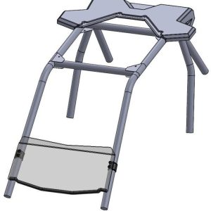 Pare-brise DIRECTION 2 avant court Polaris RZR RS3