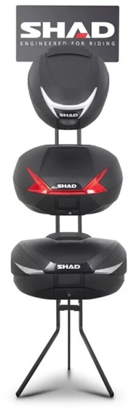 Présentoir SHAD 3 Top Cases – support sol