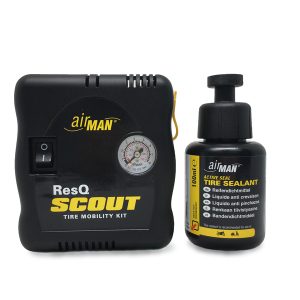 Kit mini-compresseur + bombe anticrevaison AIRMAN ResQ Scout