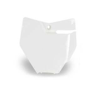 Plaque numéro frontale UFO blanc Gas Gas MC 85