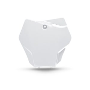 Plaque numéro frontale UFO blanc Gas Gas MC