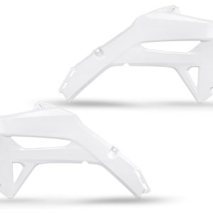 Ouies de radiateur UFO blanc Honda CRF450R
