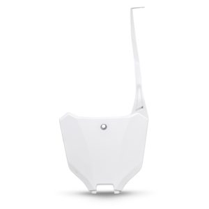 Plaque numéro frontale UFO blanc Honda CRF 450 R