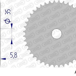 Couronne AFAM alu standard – 520
