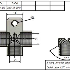 Répartiteur SPEEDBRAKES 813-1 Aluminum