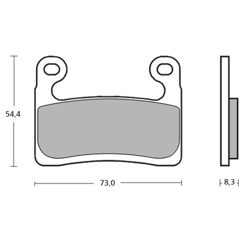 Plaquettes de frein BREMBO UPGRADE Type M118 Z04 – Racing