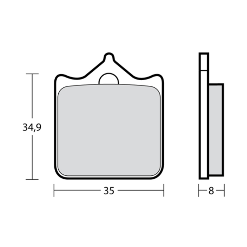 Plaquettes de frein BREMBO UPGRADE Type M478 Z04 – Racing