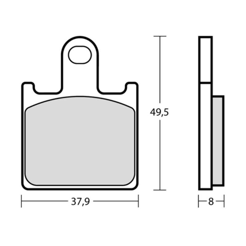 Plaquettes de frein BREMBO UPGRADE Type M508 Z04 – Racing