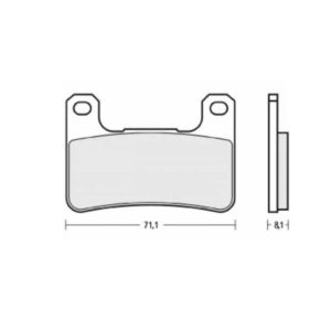 Plaquettes de frein BREMBO UPGRADE Type M518 Z04 – Racing