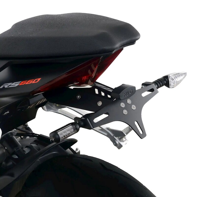 Support de plaque R&G RACING – noir Aprilia