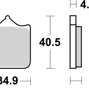Plaquettes de frein BREMBO route/sport métal fritté – 07BB33SR