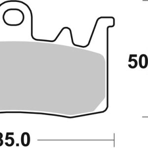 Plaquettes de frein BREMBO route/sport métal fritté – 07BB38SR