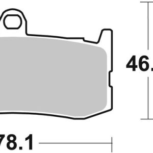 Plaquettes de frein BREMBO route/sport métal fritté – 07GR06SR