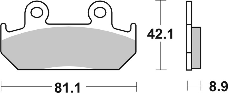 Plaquettes de frein BREMBO route/sport métal fritté - 07HO21SR