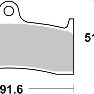 Plaquettes de frein BREMBO route/sport métal fritté – 07KA20SR