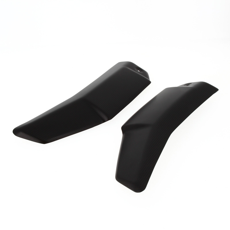 Protection de radiateur latérale supérieure LIGHTECH carbone mat