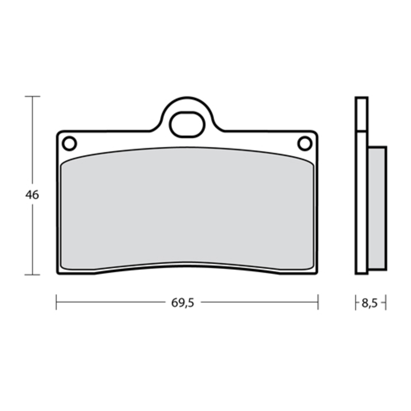 Plaquettes de frein BREMBO UPGRADE Type M538 Z10 – Racing