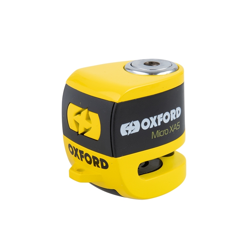 Bloque-disque OXFORD XA5 Alarm – jaune & noir